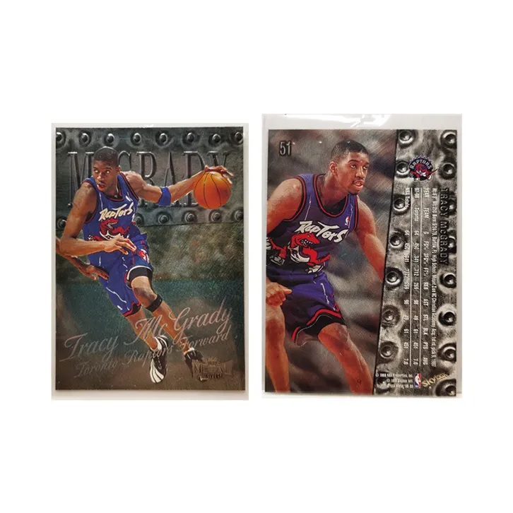 Yi Shot Four Quartiles Tracy McGrady Rookie Card Set Of 4 Pcs Raptors Era Selections Sports Cards-3