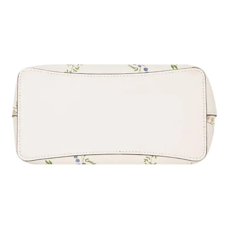 COACH Town PVC Bucket Bags Handbags Shoulder Bag Crossbody Bag Medium Size Women's White & Pink-5