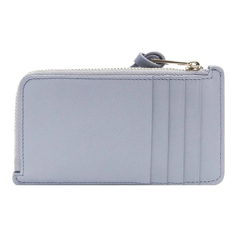LOEWE X Howls Markl Coin Cardholder In Classic Calfskin Blue Lilac-1