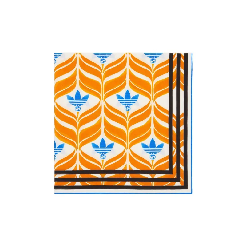 GUCCI GUCCI X ADIDAS Collaboration Silk Scarves Men's-1