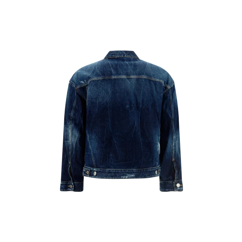 DSQUARED 2 Semplice Carpenter Distressed Jean Jacket-1