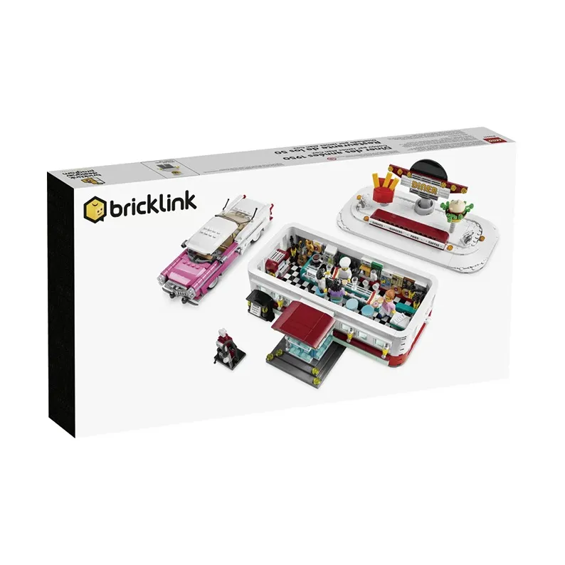LEGO Bricklink 1950s Dining Room Building Blocks 1379pcs 910011-0