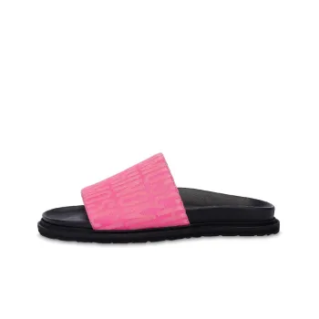 MOSCHINO Rubber Sole Slip-Resistant Stylish Sandals Women's Pink