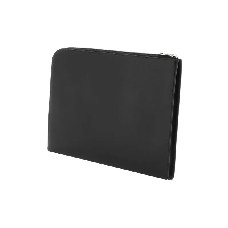 Alexander McQueen Smooth Leather Clutch Regular Men's Black-1