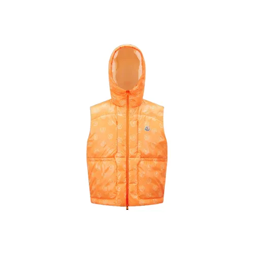 Moncler Vests Men Orange