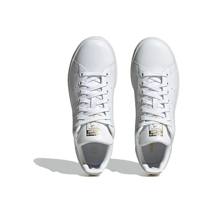 Adidas Stan Smith Cloud White Dash Grey Gold Metallic Women's-4
