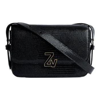 Zadig & Voltaire Logo plaque Leather Shoulder Bag