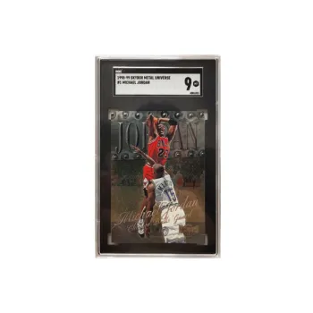 Yi Shot The God Of Basketball Jordan 1998 99 SKYBOX METAL UNIVERSE Michael Jordan Metal 3D Effect Texture Sports Cards