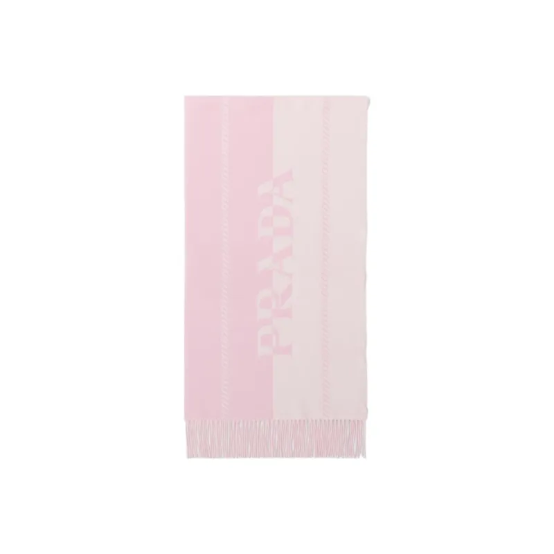 PRADA Knit Scarves Women's Pink-0