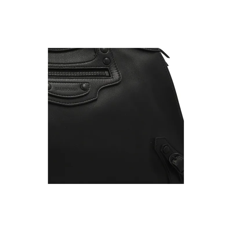 Balenciaga Neo Classic Cow Leather Crossbody One Shoulder Handbags Unisex Black-2