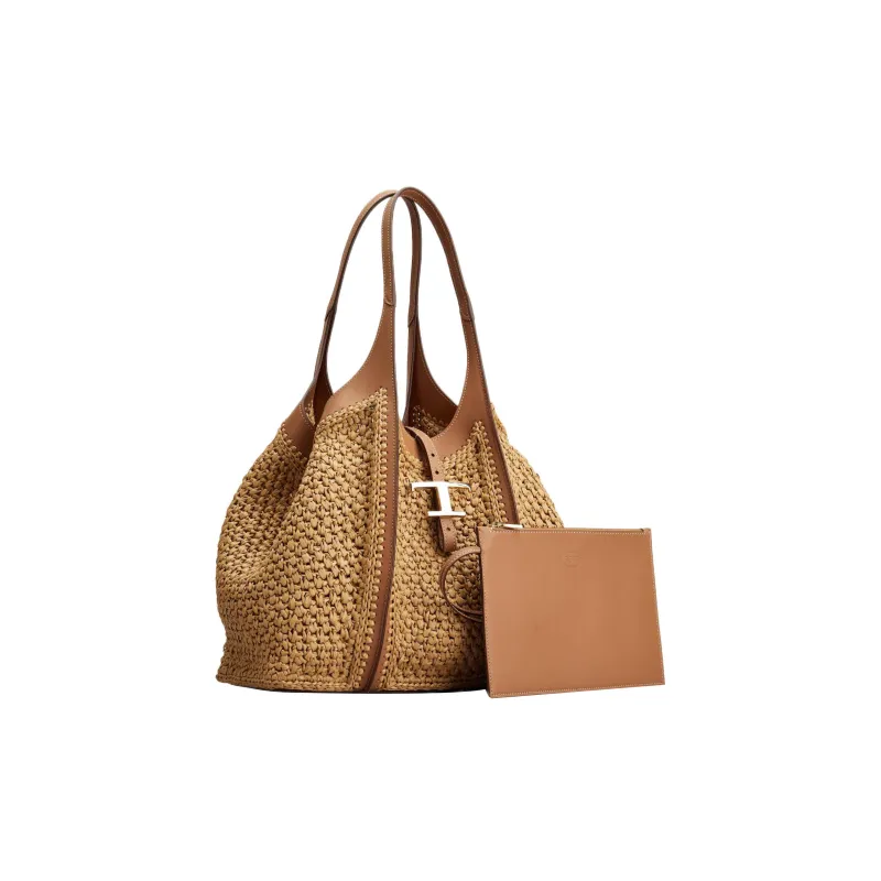 TOD'S Timeless Woven Tote Bag-1