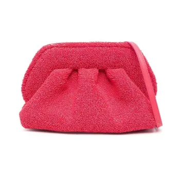 THEMOIRE Polyester One Shoulder Crossbody Clutches Women's Fuchsia