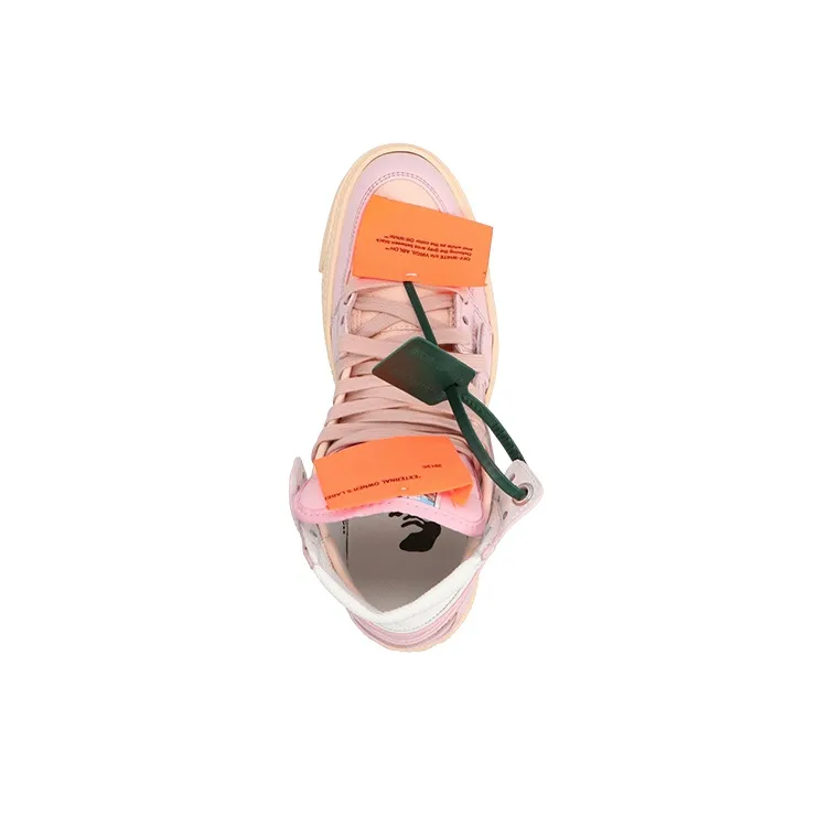 OFF WHITE Off Court 3.0 High Top Sneakers 'Pink Beige' Women's-3