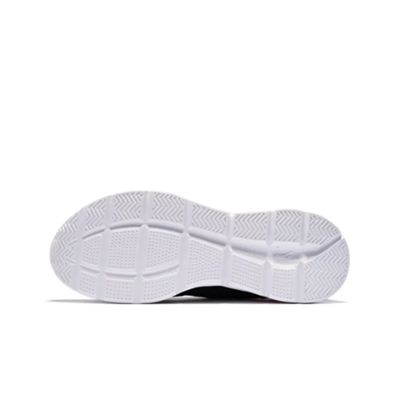 QIAODAN Breathable And Lightweight Low Top Casual Running Shoes Men's Black Cyan-5