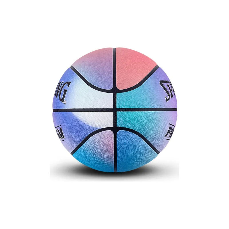 SPALDING Spirit Series PU Basketball Blue Size 7 Training Unisex-4