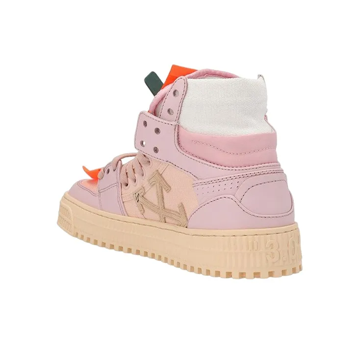 OFF WHITE Off Court 3.0 High Top Sneakers 'Pink Beige' Women's-2