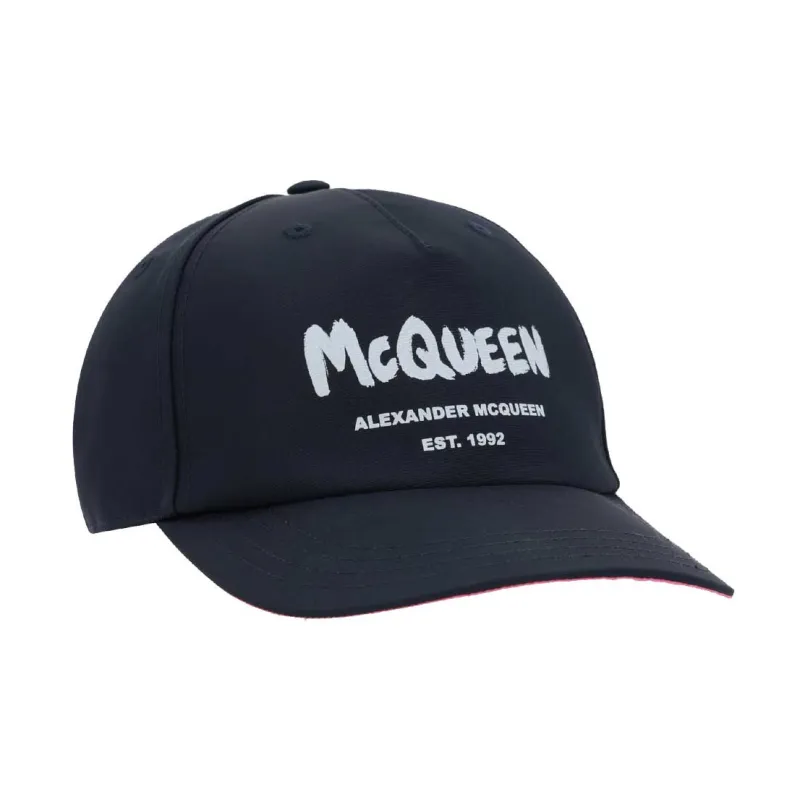 Alexander McQueen Grafitti Print Cap-1