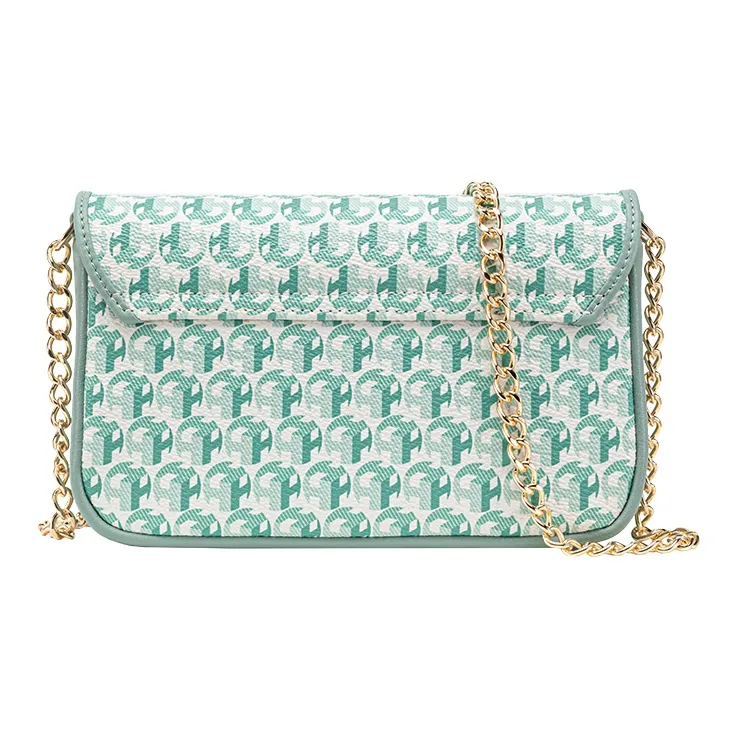VANESSA HOGAN Pvc Chain Bag Shoulder Bag Small Size Women's Green-2