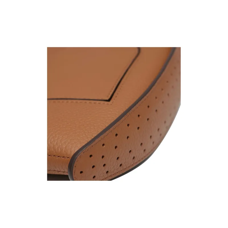 Delvau Soft Grained Calfskin Clutch Regular Women's Brown-5