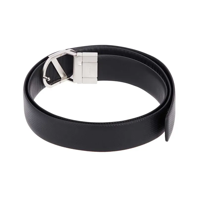 Zzegna Cow Leather Leather Belts Men's Width: 3.5cm-2