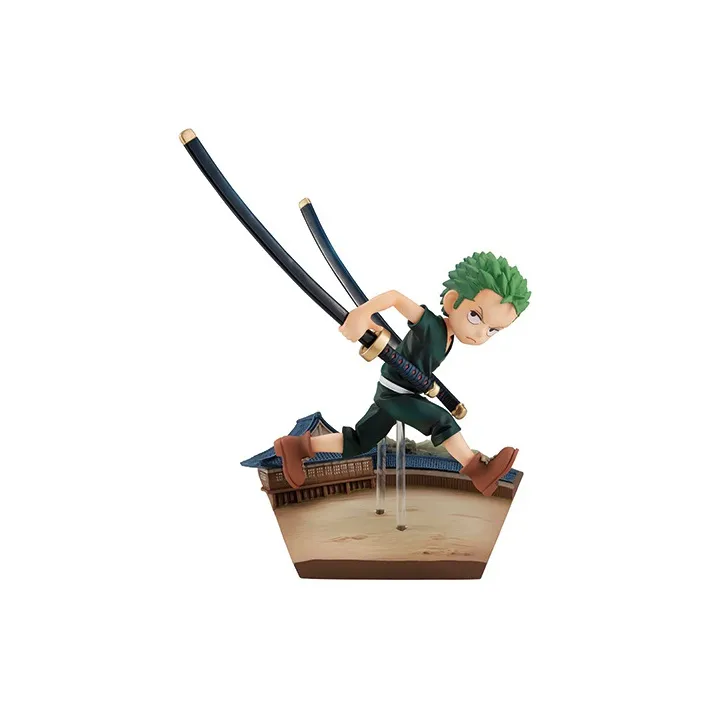 MegaHouse Roronoa Zoro GEM Collection One Piece Zoro Running. Chibi Figures-1