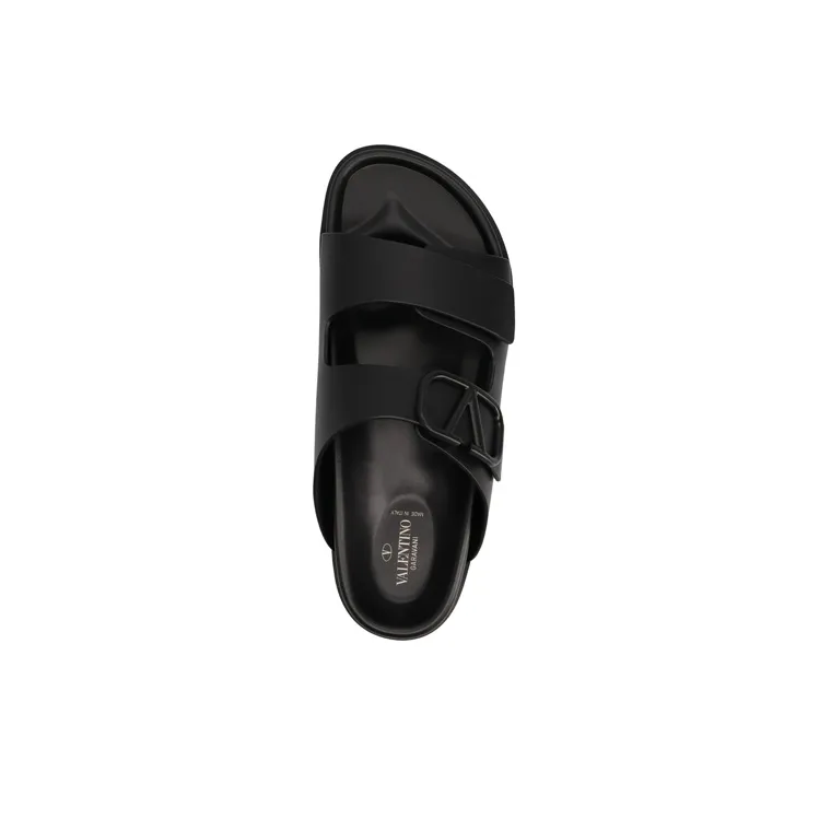 Valentino VLogo Signature Slip On Slides-3