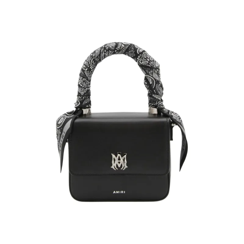 AMIRI Calfskin Shoulder Bag Crossbody Bag Handbag Women's Black-0