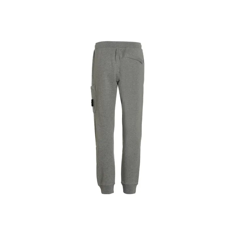 STONE ISLAND Logo Patch Tapered Leg Sweatpants-1
