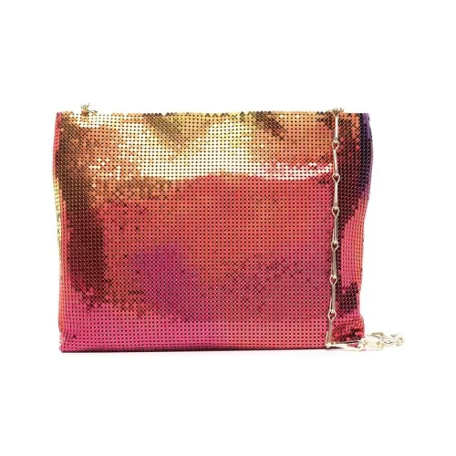 Paco Rabanne Metal Crossbody Bag Shoulder Bag Women's Daylily Orange