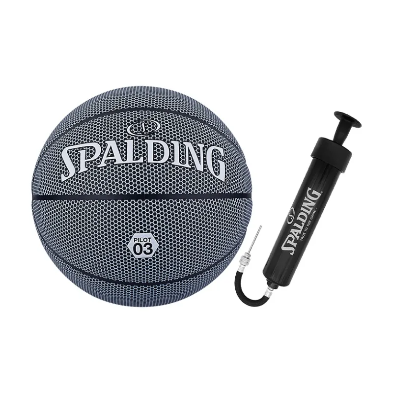 SPALDING Pilot Collection 77 741Y PU Basketball Blue White Size 7 Ball Training Unisex-1