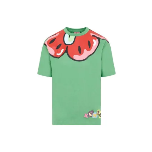 KENZO Boke Flower Series T-Shirts Women's Green