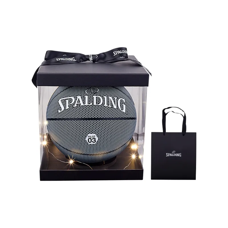 SPALDING Pilot Collection 77 741Y PU Basketball Blue White Size 7 Ball Training Unisex-0