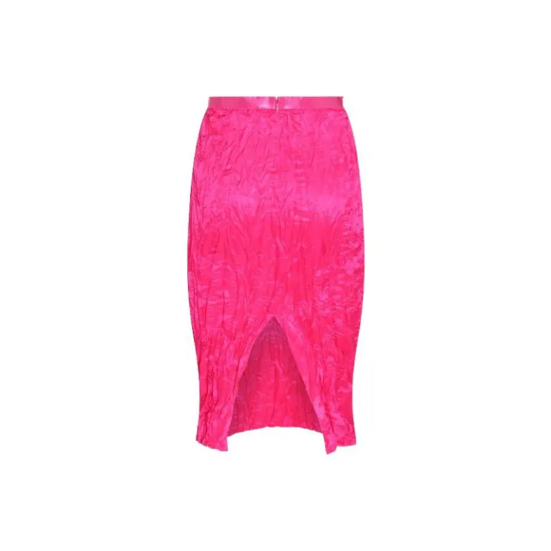 Acne Studios Runched Detailed Satin Skirt-1