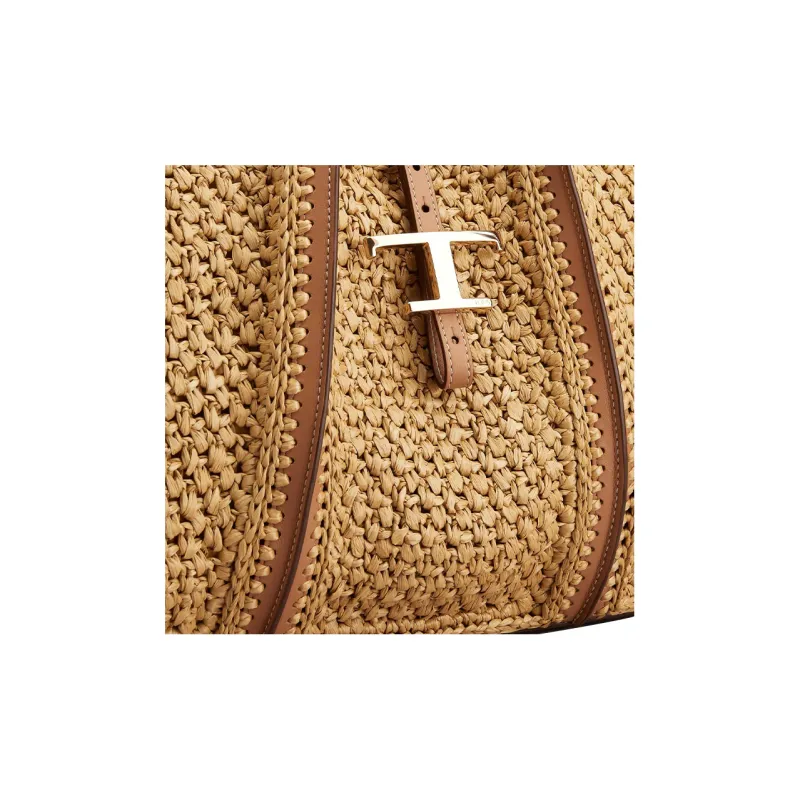 TOD'S Timeless Woven Tote Bag-3
