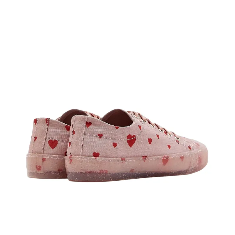 LOVE MOSCHINO Stylish Skateboarding Shoes Women's Pink-2