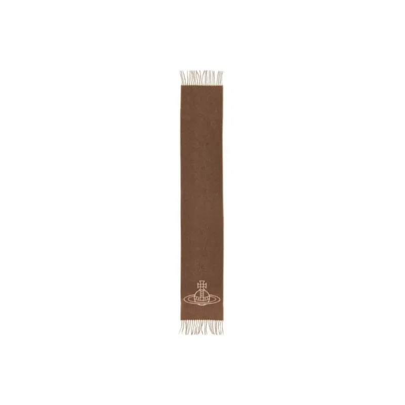 Vivienne Westwood Knit Scarves Women's Camel-2