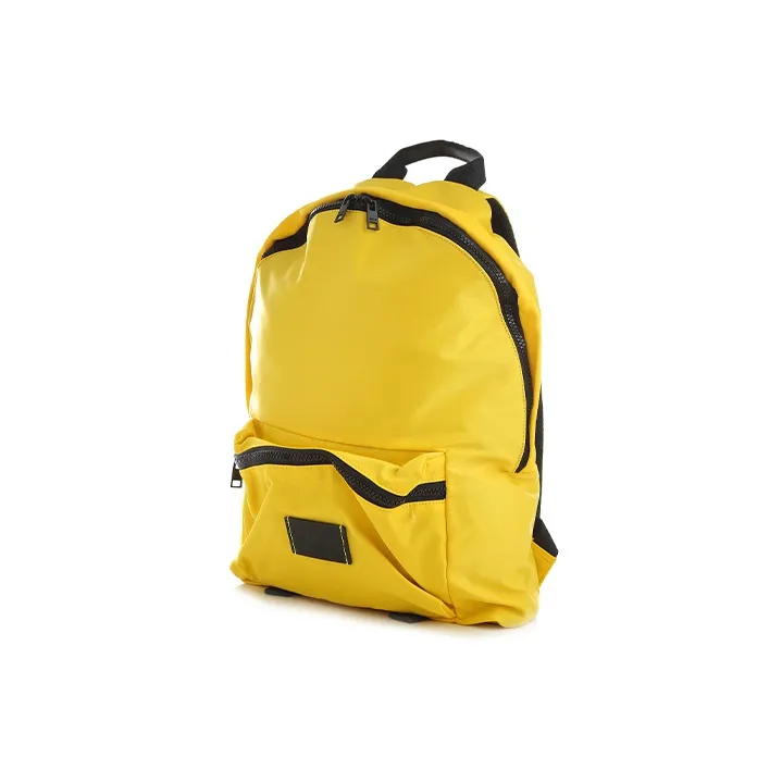 MSGM Polyamide Backpack Men's Yellow-1