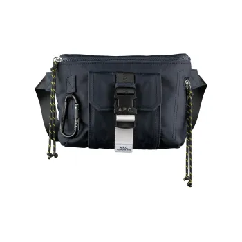 A.P.C Logo Patch Buckled Belt Bag