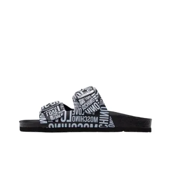 LOVE MOSCHINO Logo-print Buckle-fastening Sandals