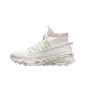 Moncler Monte Runner High Top Sports Casual Shoes Men's White