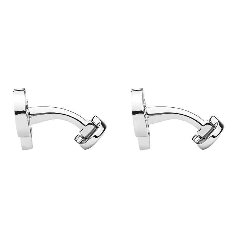 Ferragamo Cufflinks Men Silver-1