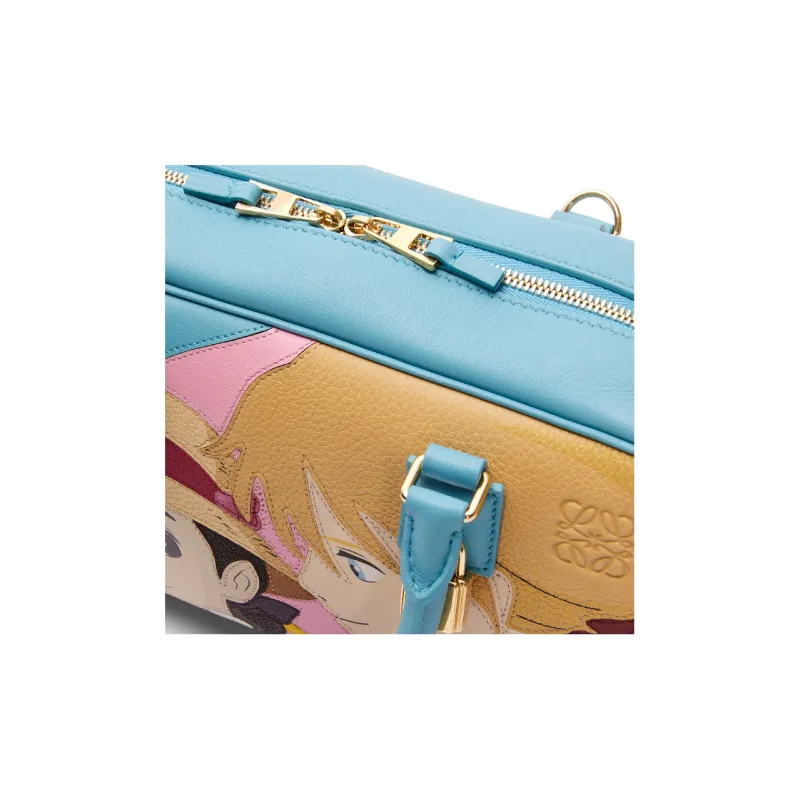 LOEWE Howl's Moving Castle Amazona Cow Leather Shoulder Bag Crossbody Bag Handbag Women's Blue-6