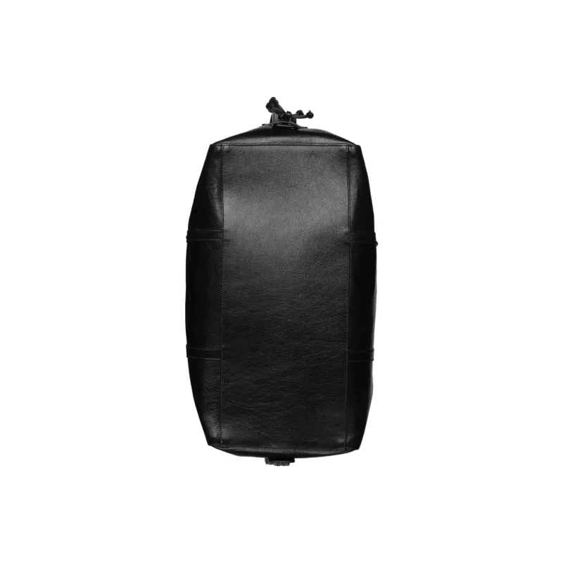 GUCCI Leather Tote Bag Shopping Bag Handbag Large Size Men's Black-6