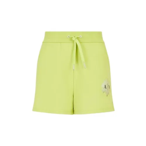 ARMANI EXCHANGE Casual Shorts Women's Lime Green