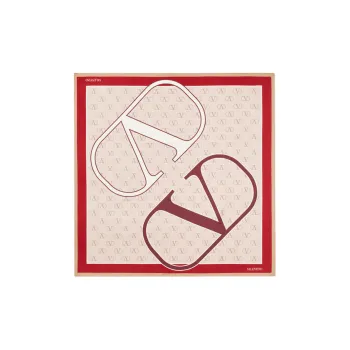 Valentino Silk Scarves Women's Red