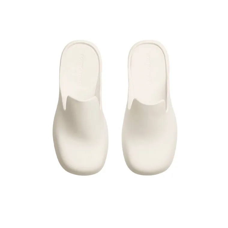 Bottega Veneta Flash Closed Toe Slippers Women's White-2