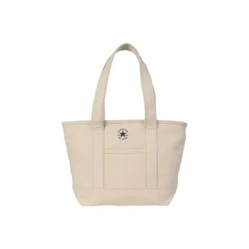 Converse Cotton Tote Bag Shopping Bag Shoulder Bag Handbag Unisex Gray White