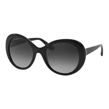 BVLGARI Plate Frame Oval Sunglasses Unisex