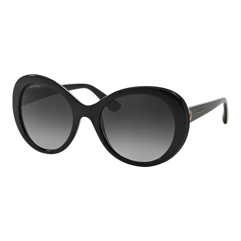 BVLGARI Plate Frame Oval Sunglasses Unisex-0