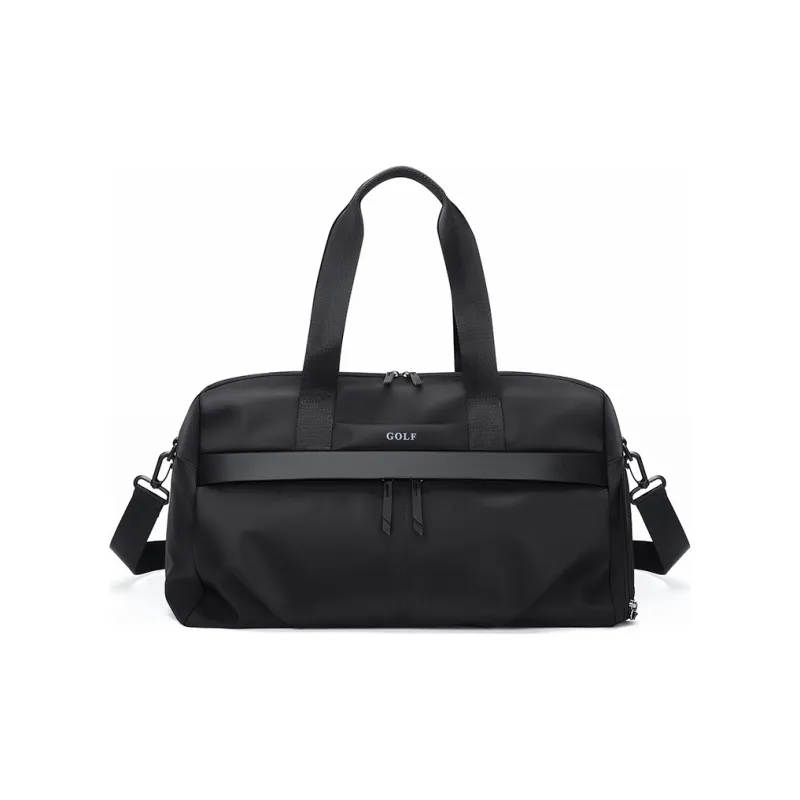 GOLF Fabric Travel Bag Sports Bag Shoulder Bag Crossbody Bag Handbag Travel Bag Unisex Black/Dusty Pink-10